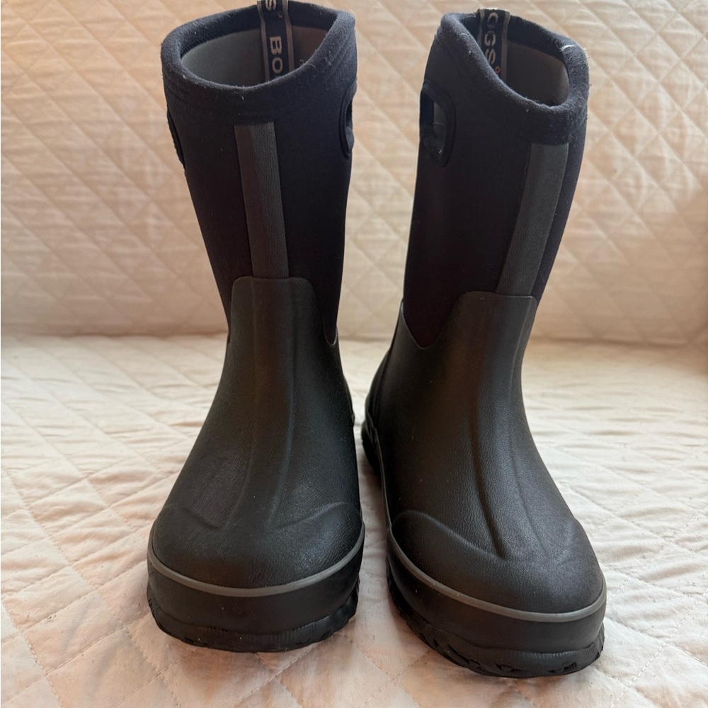 Bogs Black Waterproof Pull-On Mid-Calf Boots